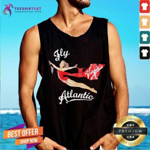 Fly Virgin Atlantic Princess Diana Tank Top - Design By Teeshirtcat.com