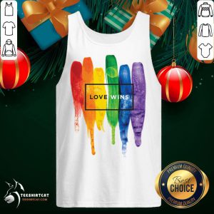 LGBT Love Wins Tank Top- Design By Teeshirtcat.com