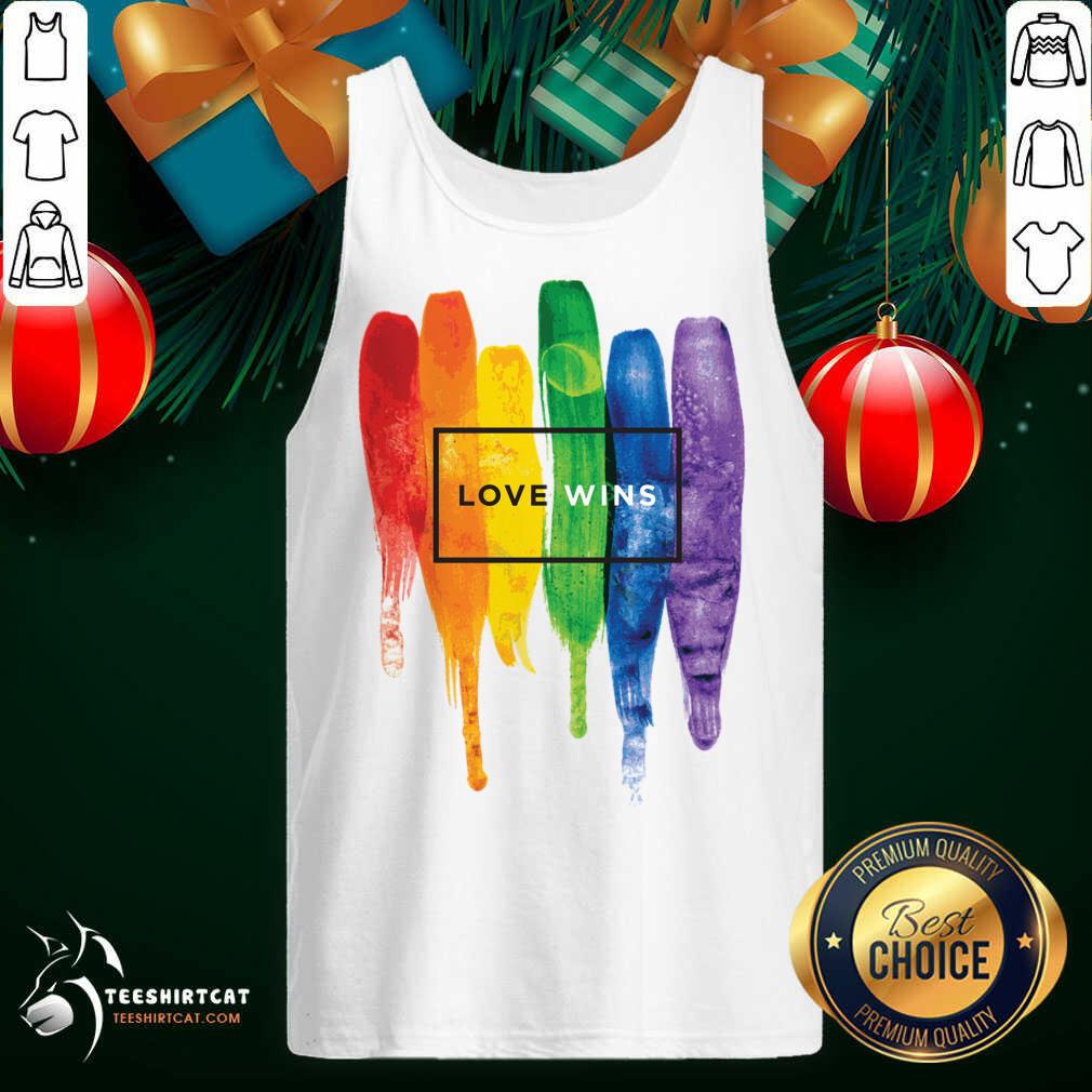 LGBT Love Wins Tank Top- Design By Teeshirtcat.com
