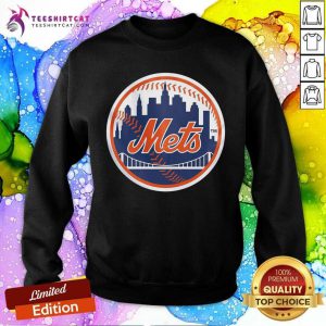 New York Mets Baseball Sweatshirt- Design By Teeshirtcat.com
