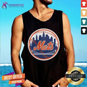 New York Mets Baseball Tank Top- Design By Teeshirtcat.com