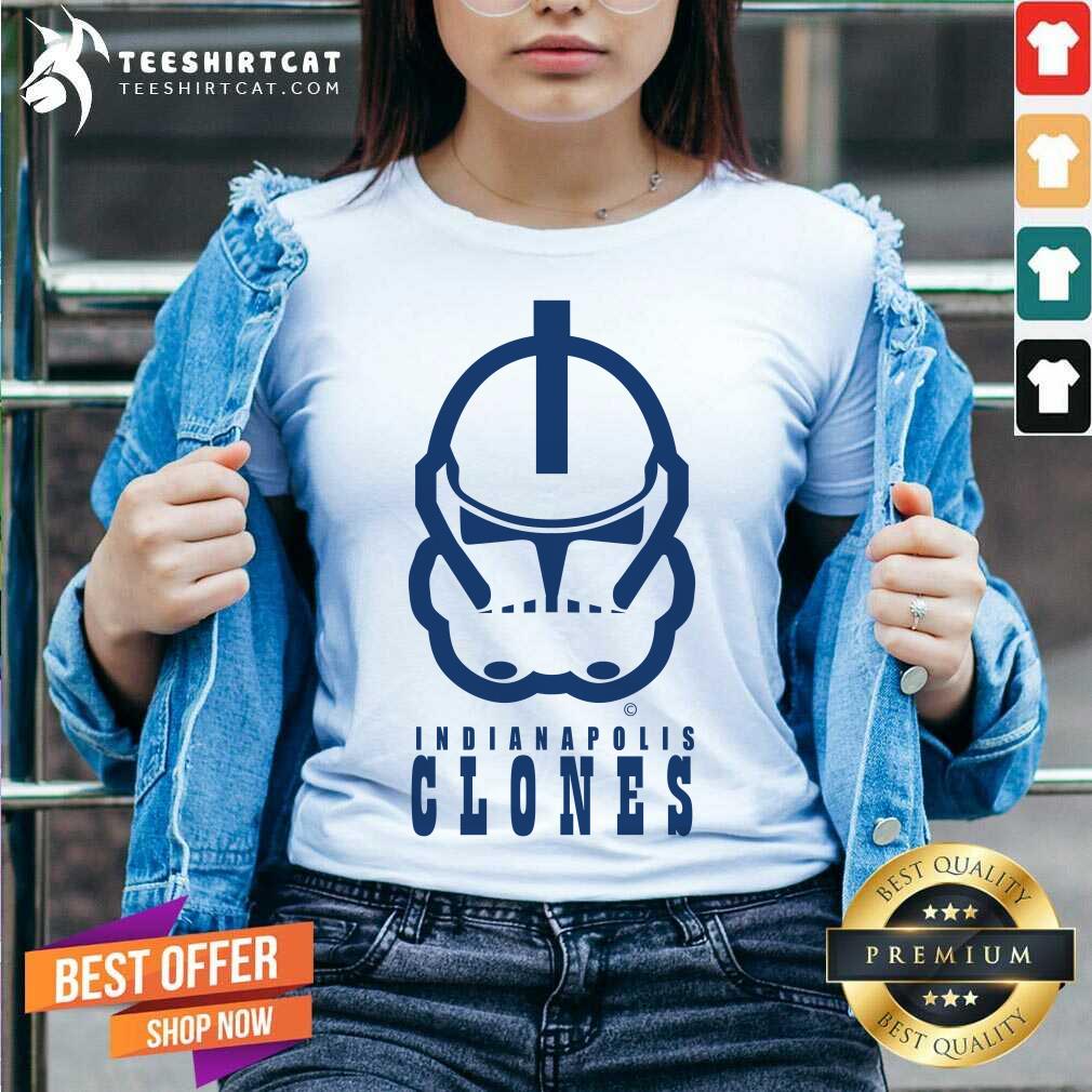 Top Indianapolis Clones V Neck- Design By Teeshirtcat.com Top Indianapolis Clones V Neck- Design By Teeshirtcat.com