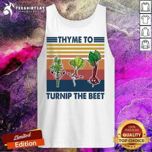 Gardening Thyme To Turnip The Beet Vintage Retro Tank Top- Design By Teeshirtcat.com