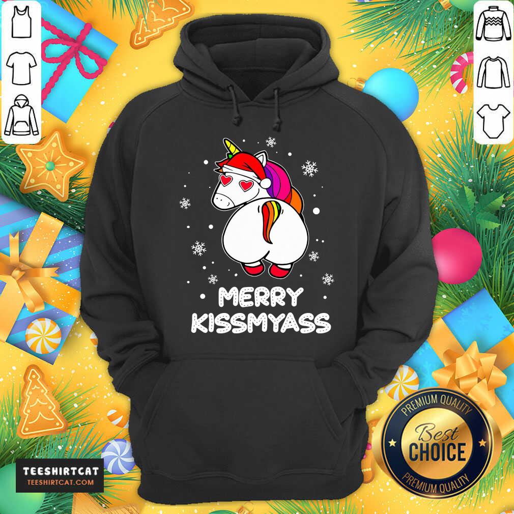 Unicorn Merry Kissmyass Ugly Christmas Hoodie- Design By Teeshirtcat.com Unicorn Merry Kissmyass Ugly Christmas Hoodie- Design By Teeshirtcat.com