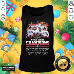 Los Angeles Dodgers 2020 World Series Champions Signatures Tank Top- Design By Teeshirtcat.com