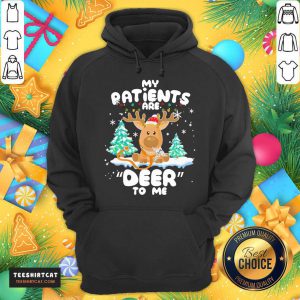 Reindeer My Patients Are Beer To Me Christmas Sweater Hoodie- Design By Teeshirtcat.com