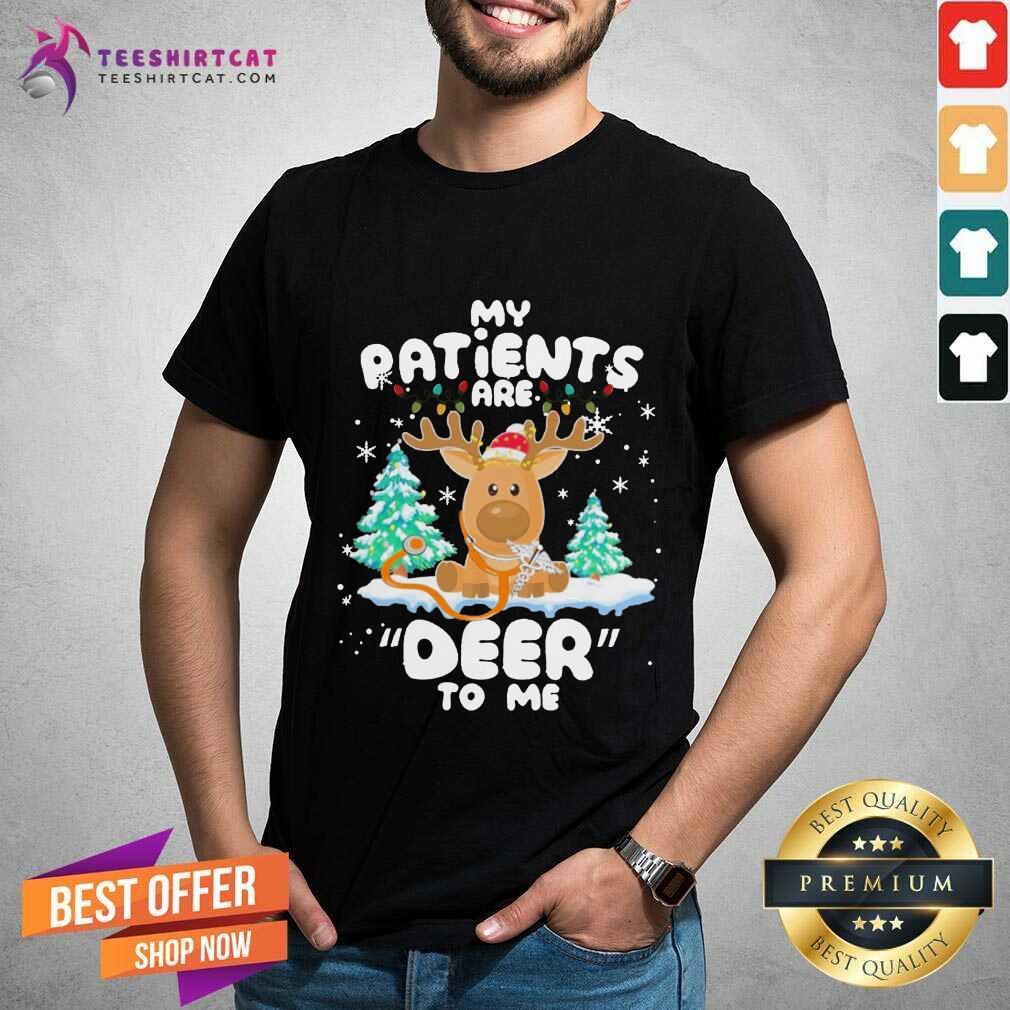 Reindeer My Patients Are Beer To Me Christmas Sweater Shirt - Design By Teeshirtcat.com