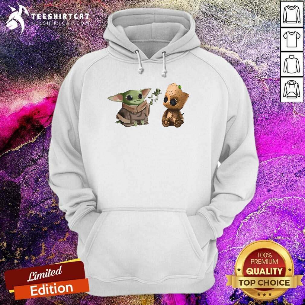 Baby Yoda And Baby Groot Frog Hoodie- Design By Teeshirtcat.com Baby Yoda And Baby Groot Frog Hoodie- Design By Teeshirtcat.com