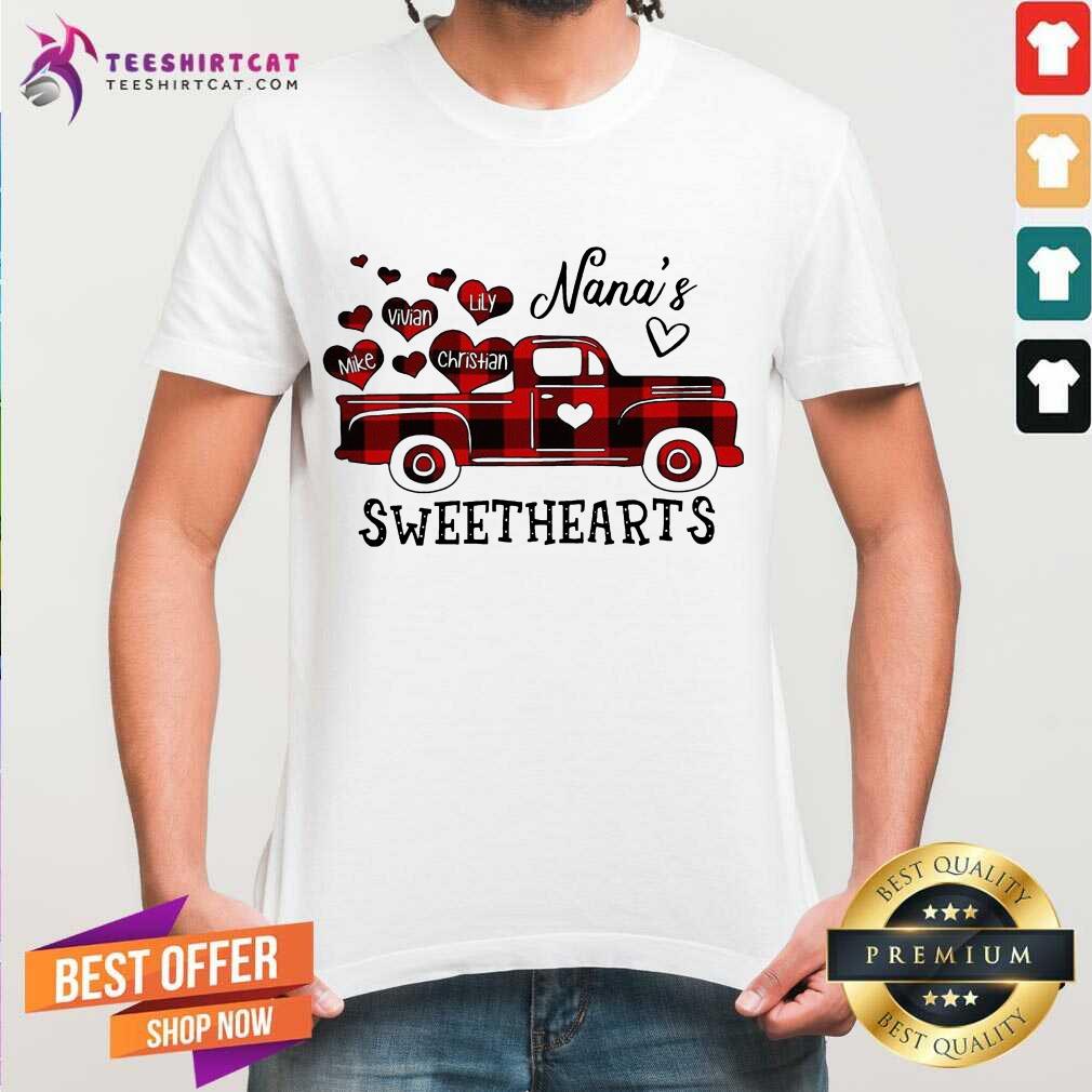 Nana's Sweethearts Truck Mike Vivian Lily Christian Shirt - Design By Teeshirtcat.com