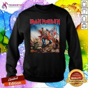 Iron Maiden English Flag Sweatshirt