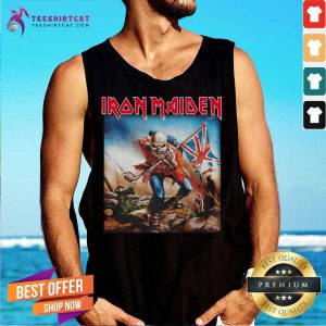 Iron Maiden English Flag Tank Top