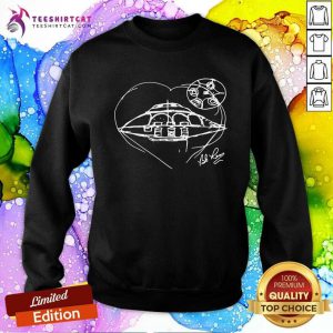 Bob Lazar Up Sketch Sweatshirt
