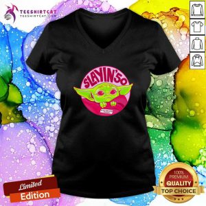 Baby Yoda Saying Do Not Feed After Midnight V Neck