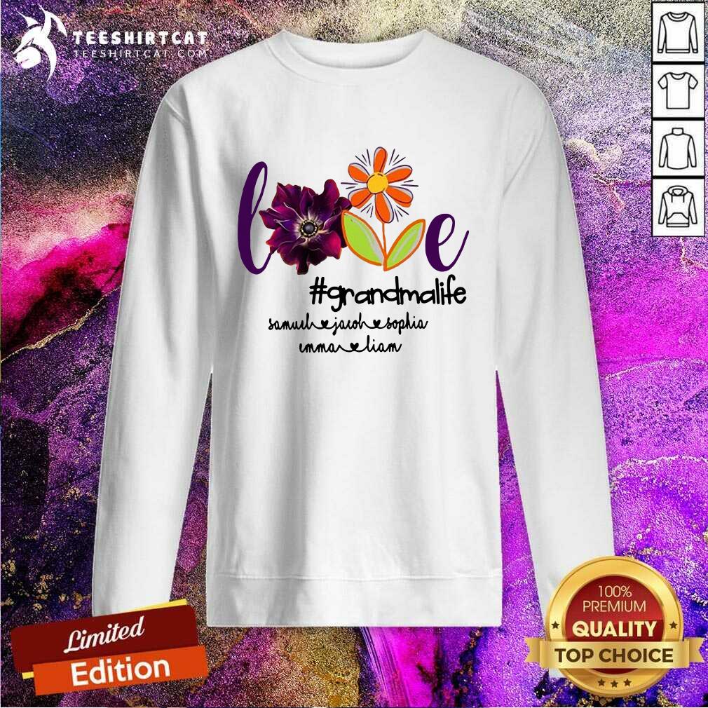 Love Flower Grandmalife Sweatshirt Love Flower Grandmalife Sweatshirt
