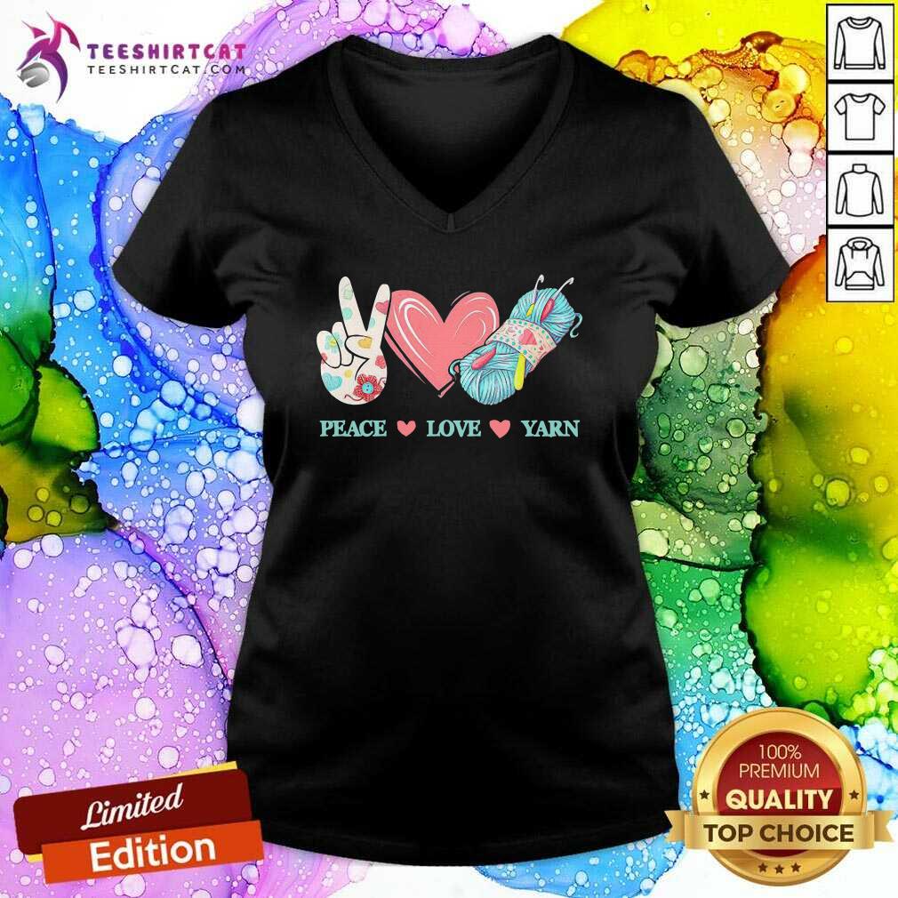 Peace Love Yarn V Neck Peace Love Yarn V Neck