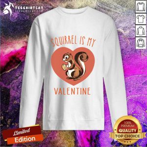 Squirrel Is My Valentine Heart 2021 T Sweatshirt