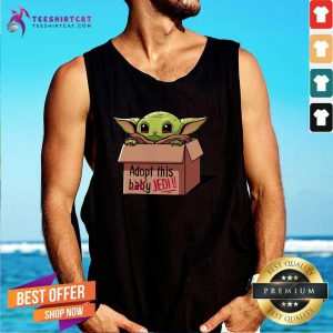 Baby Yoda Adopt This Not Baby This Jedi Tank Top