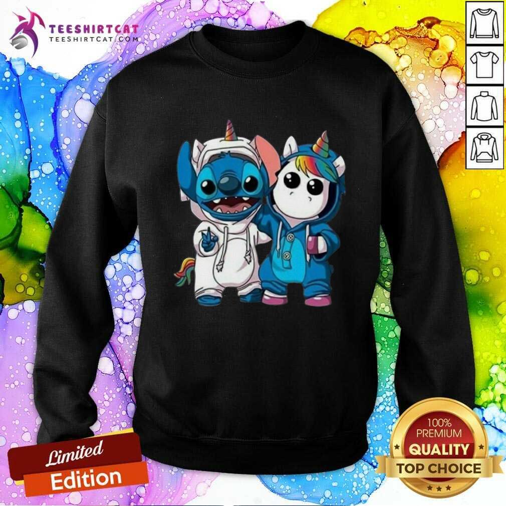 Lilo And Stitch With Unicorn 2021 Sweatshirt Lilo And Stitch With Unicorn 2021 Sweatshirt