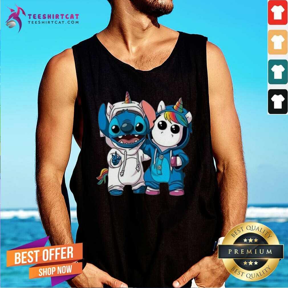 Lilo And Stitch With Unicorn 2021 Tank Top Lilo And Stitch With Unicorn 2021 Tank Top