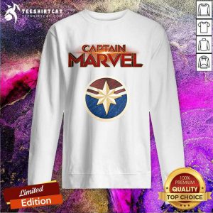 Best Captain Marvel Sweatshirt- Design By Teeshirtcat.com
