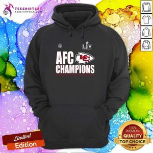 NFL LIVE Super Bowl AFC Champions Kansas City Chiefs Hoodie