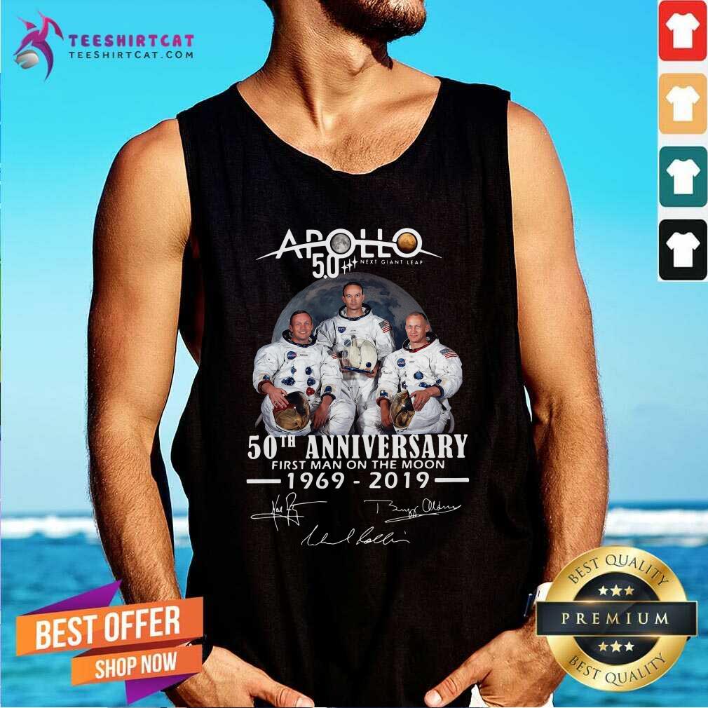 Apollo Next Giant Leap 52 Years Thank You For The Memories Signatures Tank Top Apollo Next Giant Leap 52 Years Thank You For The Memories Signatures Tank Top - Design By Teeshirtcat.com