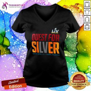 Super Bowl LV Nike Quest For Silver T V Neck