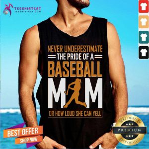 MIM De Baseball Quel Point Elle Peut Crier Fort Tata Tank Top- Design By Teeshirtcat.com