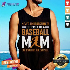 MIM De Baseball Quel Point Elle Peut Crier Fort Tata Tank Top- Design By Teeshirtcat.com
