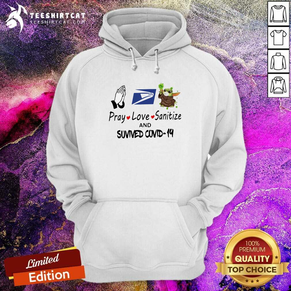 Pray Love Sanitize Baby Yoda Fight Coronavirus And Survived Covid19 Hoodie Pray Love Sanitize Baby Yoda Fight Coronavirus And Survived Covid19 Hoodie