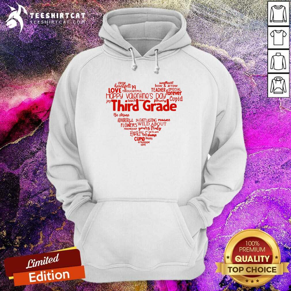 Third Grade Love Hoodie Third Grade Love Hoodie