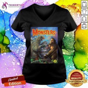 Godzilla Vs King Kong T V Neck