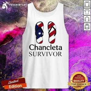 Flip Flop American Chancleta Survivor Tank Top