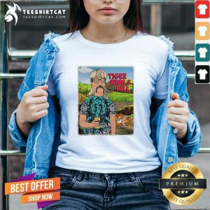 Joe Exotic Tiger King Of The Hill V Neck