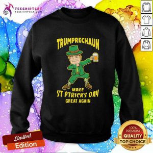 Trumprechaun Make St Patricks Day Great Again Beer Sweatshirt - Design By Teeshirtcat.com