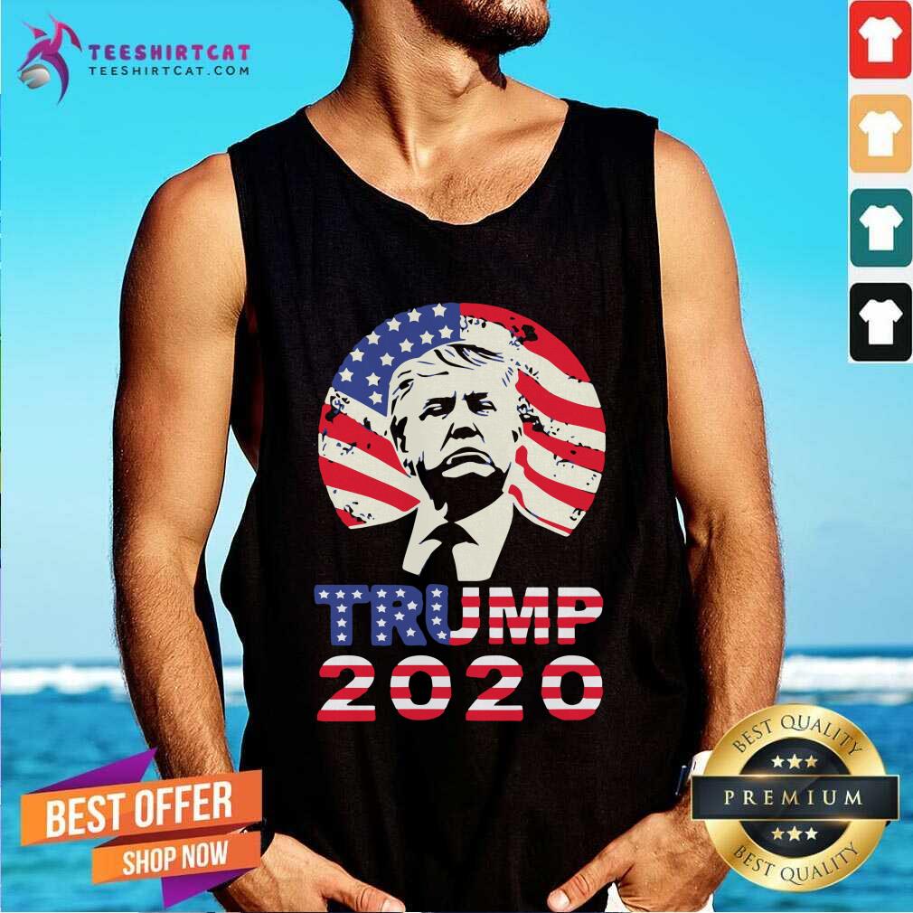 Donald Trump 2020 American Flag Tank Top - Design By Teeshirtcat.com Donald Trump 2020 American Flag Tank Top - Design By Teeshirtcat.com