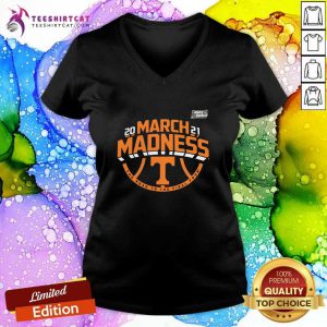 Grateful Tennessee Volunteers 2021 NCAA Basketball Tournament March Madness Bound Ticket V-neck