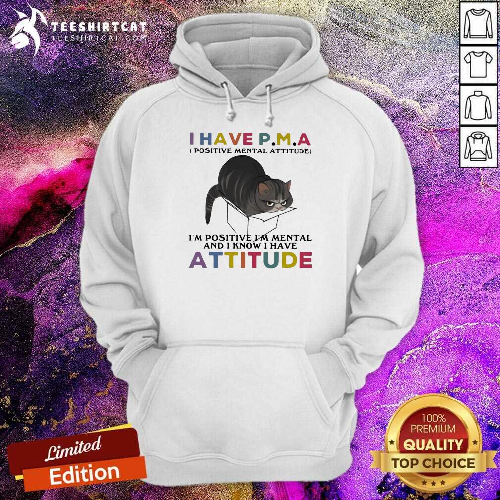 Lovely Cat I Have Positive Mental Attitude Hoodie Lovely Cat I Have Positive Mental Attitude Hoodie