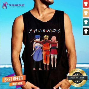 Friends Sasuke Naruto And Sakura Tank Top - Design By Teeshirtcat.com