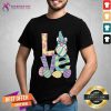 Love Bunny Gnome Hug Easter Eggs Happy Easter Day 2021 Shirt - Design By Teeshirtcat.com