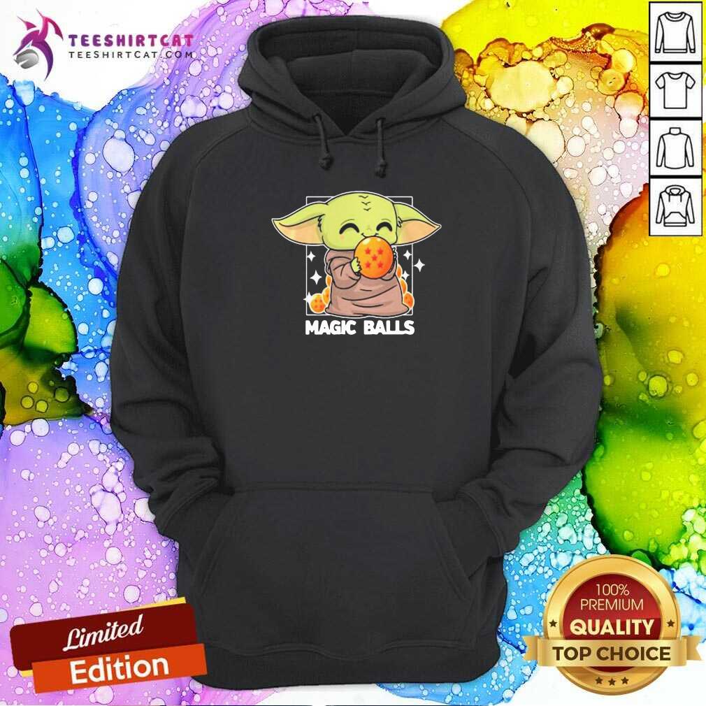 Baby Yoda Magic Balls Hoodie - Design By Teeshirtcat.com