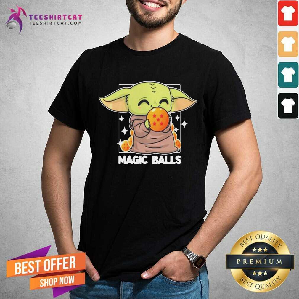 Baby Yoda Magic Balls Shirt - Design By Teeshirtcat.com