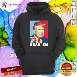Donald Trump And Cat Grab Em Obama Style Hoodie - Design By Teeshirtcat.com