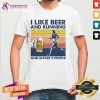 I Like Beer And Running And Maybe 2 People Vintage Shirt - Design By Teeshirtcat.com