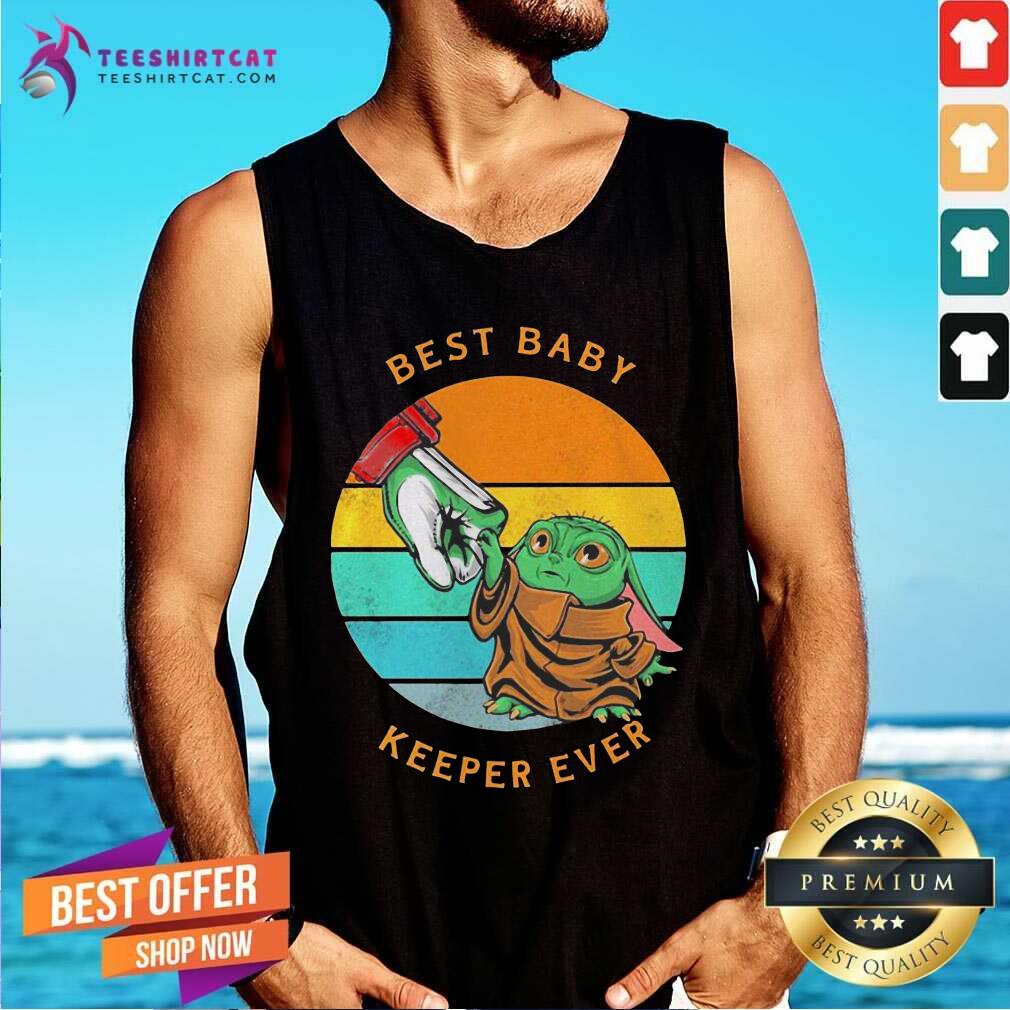 Baby Yoda Best Baby Keeper Ever Vintage Retro Shirt - Design By Teeshirtcat.com Baby Yoda Best Baby Keeper Ever Vintage Retro Shirt - Design By Teeshirtcat.com