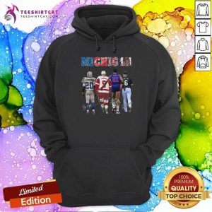 Top Michigan Sanoers Howe Bing And Kaline Signatures Hoodie