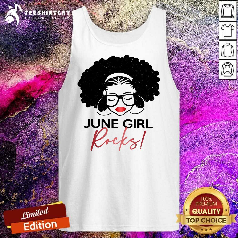 Awesome June Girl Rocks Tank Top Awesome June Girl Rocks Tank Top