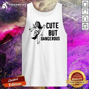 Colorful Cute But Dangerous Unicorn Tank Top
