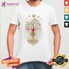 Colorful Phases Moon Retro 60s 70s Vibe Tree Life Shirt