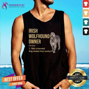 Cute Irish Wolfhound Dog Owner Tank Top